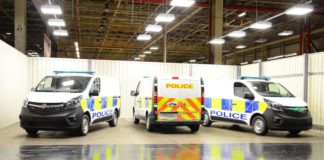 Vauxhall opens dedicated police vehicle factory Vauxhall Vivaro police conversions