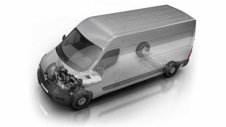 Renault Master ZE cutaway