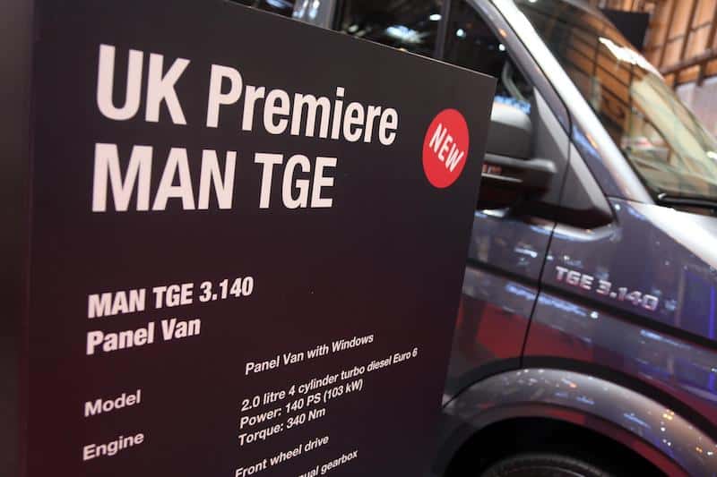 MAN launches TGE van at CV Show 2017