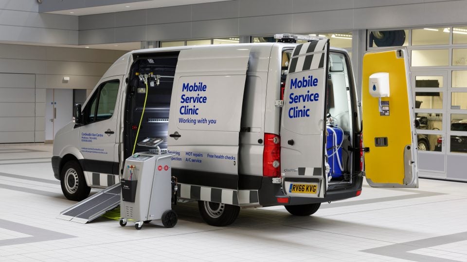 Volkswagen Crafter mobile service van conversion