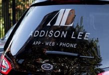 addison lee logo on back of a vehicle