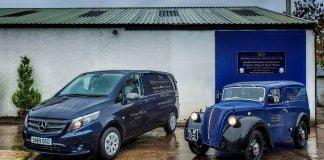 Historic car restorers choose latest technology in new Mercedes-Benz van