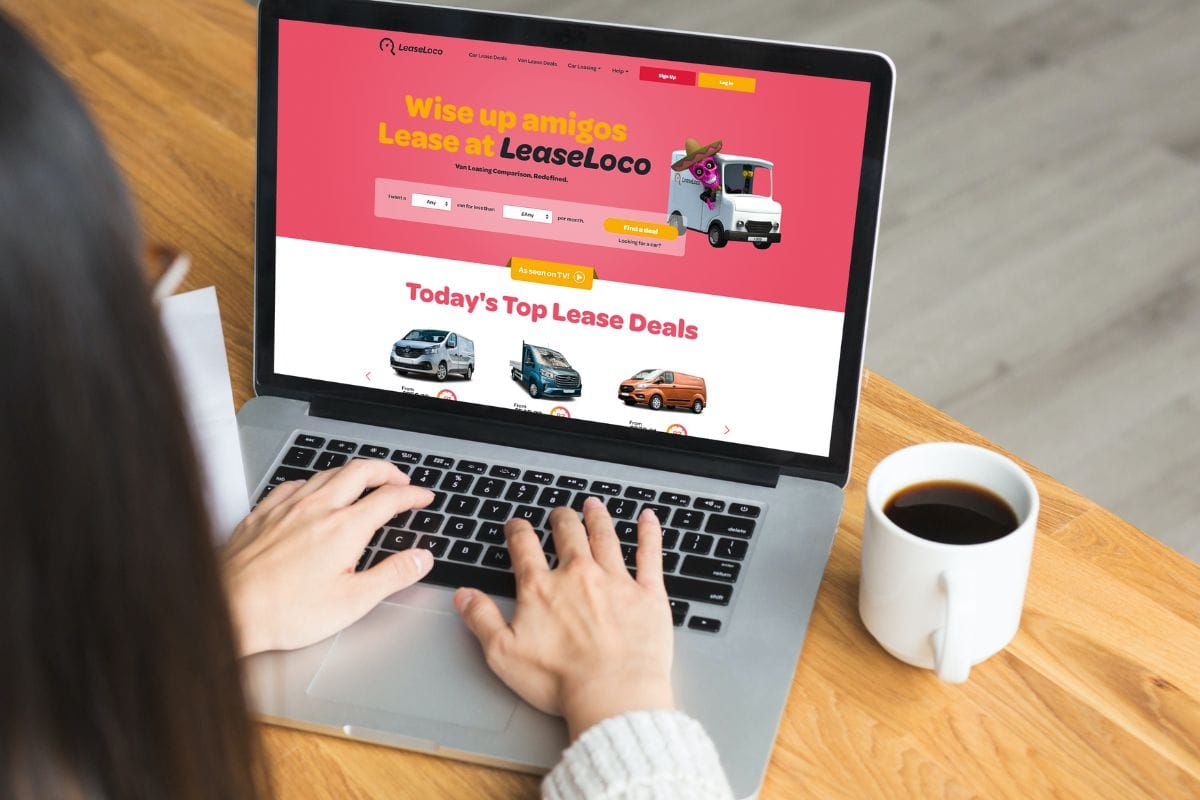 LeaseLoco van mock-up