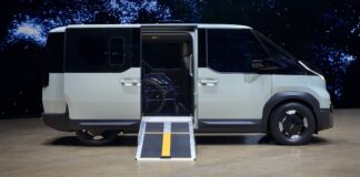 Kia PV5 WAV electric wheelchair-accessible vehicle