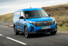 Ford E-Transit Courier test drive