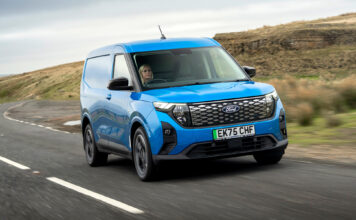 Ford E-Transit Courier test drive